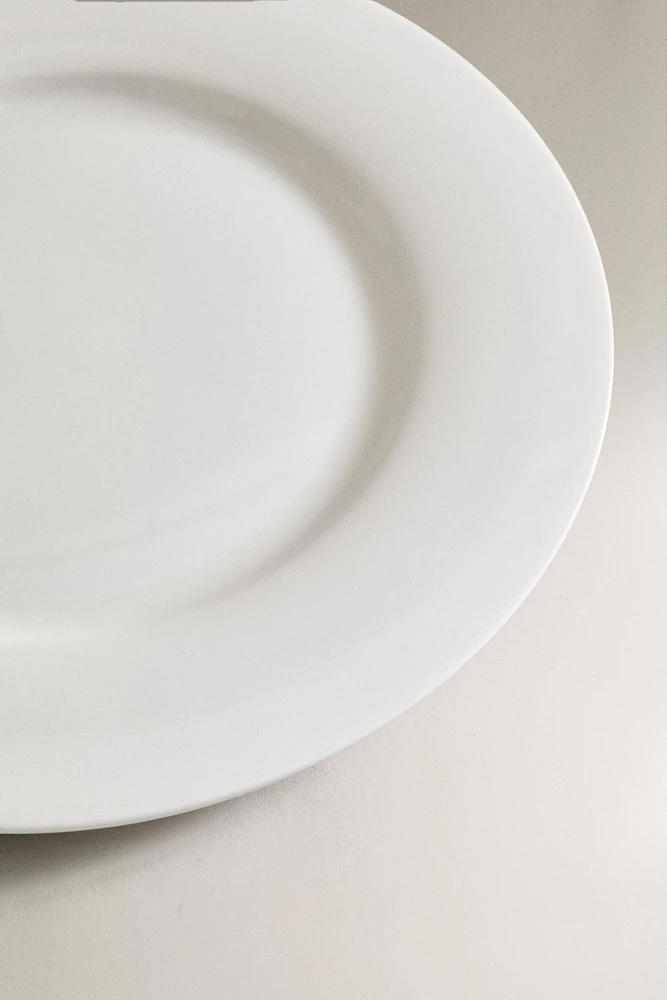 ASSIETTE PLATE PORCELAINE BONE CHINA