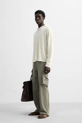 LINEN - WOOL HOODIE