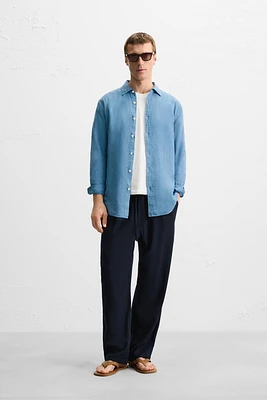 CHEMISE 100 % LIN