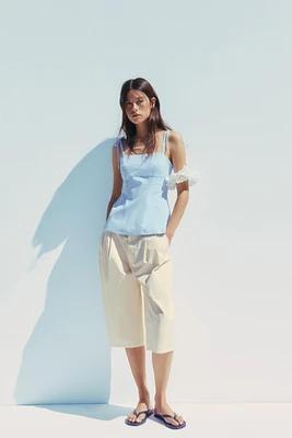 FITTED TIE TOP