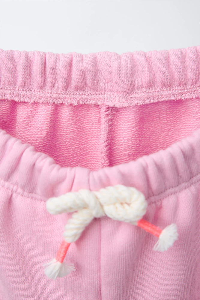 PLAIN MEDIUM WEIGHT T-SHIRT AND BERMUDA SET