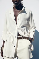 CHEMISE SAFARI AVEC LIN
