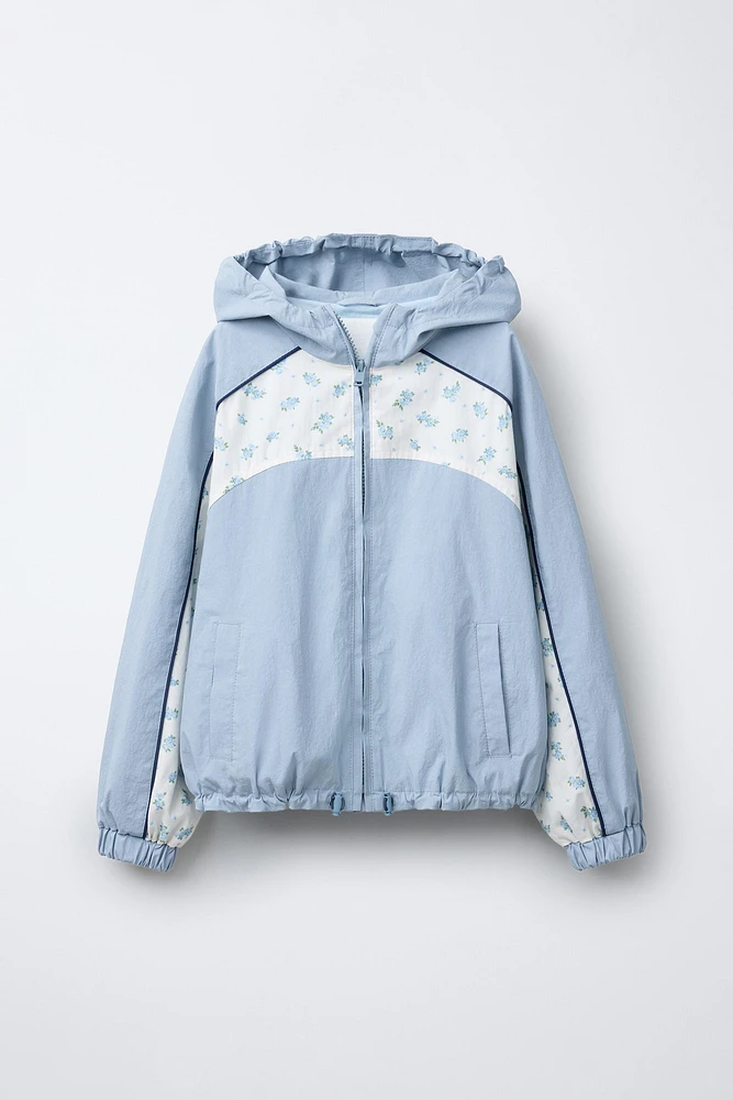 COMBINATION FLORAL TECHNICAL BOMBER