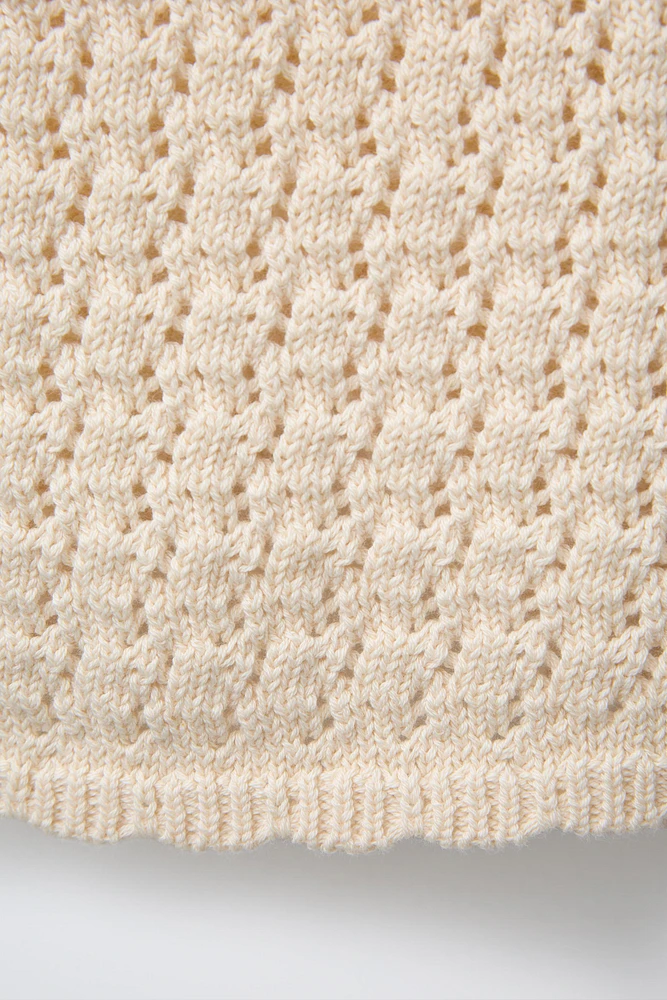 BEADED KNIT TOP