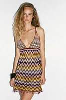 KNIT MINI DRESS