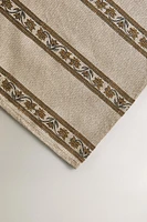 FLORAL PRINT TABLECLOTH WITH BORDERS