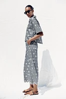 CHEMISE À CARREAUX VICHY BRODÉE