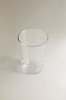VERRE MOTIF RELIEF