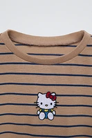 HELLO KITTY © SANRIO STRIPED T-SHIRT