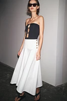 ZW COLLECTION BUTTON CAPE SKIRT