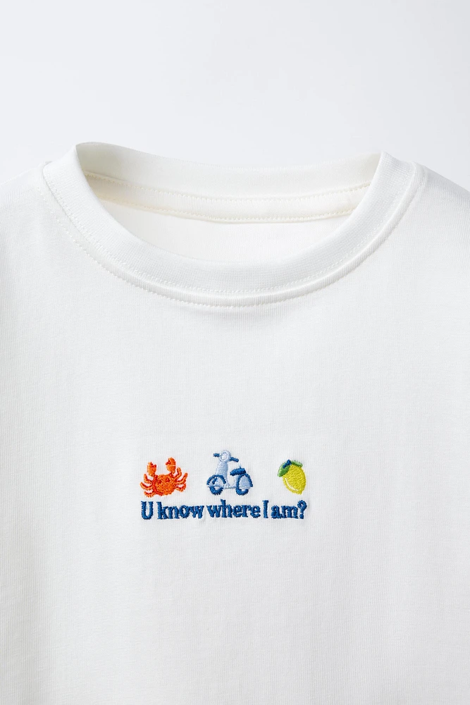 T-SHIRT BRODÉ