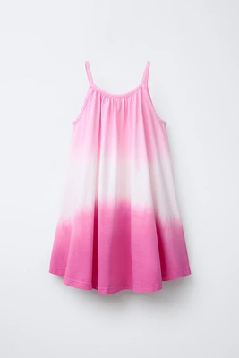 TIE-DYE STRAPPY DRESS