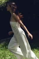 LONG EMBROIDERED JUMPSUIT
