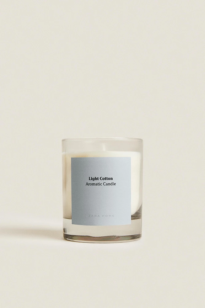 G) LIGHT COTTON SCENTED CANDLE