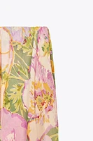 FLORAL PRINT DRESS - ZW COLLECTION LIMITED EDITION