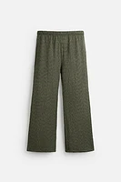 PANTALON STRUCTURÉ À TEXTURE