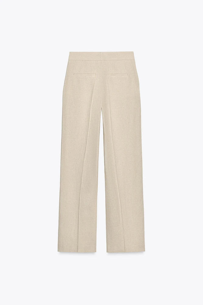 PANTALON DROIT EN LIN