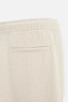PANTALON EN JACQUARD À RAYURES