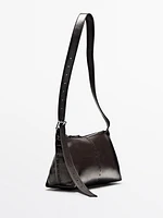 Mini-sac à bandoulière en cuir nappa