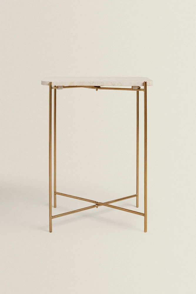 MARBLE SIDE TABLE