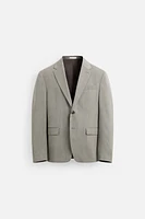 HERRINGBONE SUIT JACKET