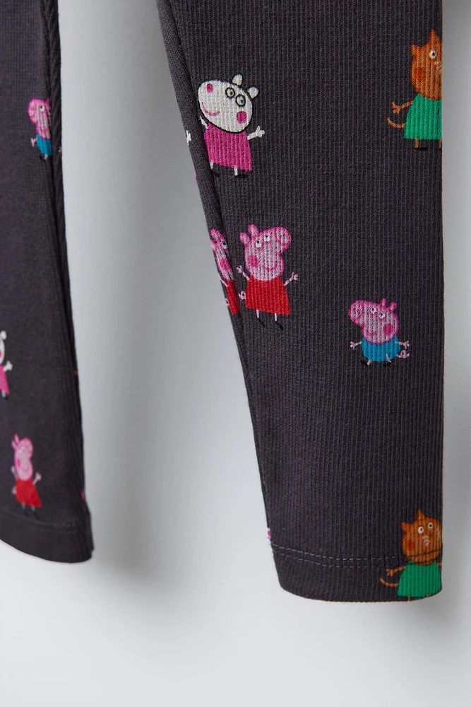 ENSEMBLE SWEAT ET LEGGING RIB IMPRIMÉ PEPPA PIG™