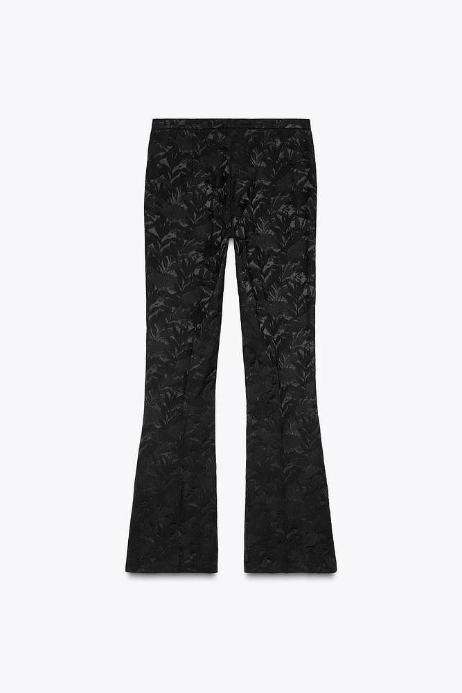 PANTALON EN JACQUARD À NERVURES