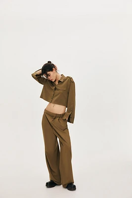 PANTALON AVANT ASYMÉTRIQUE