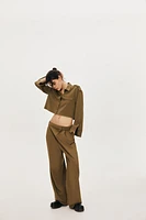 ASYMMETRIC FRONT PANTS
