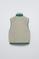 FAUX SHEARLING VEST SKI COLLECTION