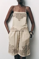 TOP STYLE LINGERIE BRODÉ FANTAISIE