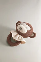 CHILDREN'S MONKEY PLUSH TOY RATTLE