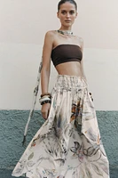 JUPE MIDI IMPRIMÉE ZW COLLECTION