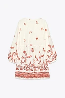PRINTED MINI DRESS