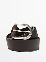 Ceinture en cuir nappa