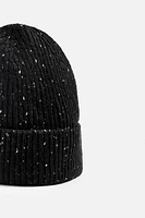 TEXTURED KNIT FLECKED HAT