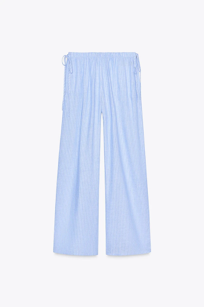 STRIPED PALAZZO PANTS