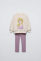 ELSA FROZEN © DISNEY SWEATSHIRT AND LEGGINGS SET