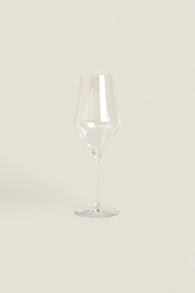 VERRE À VIN CRISTALLIN LISSE