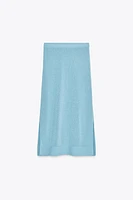 JUPE MIDI EN MAILLE