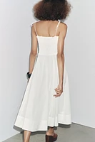 ROBE MIDI EN COTON ZW COLLECTION