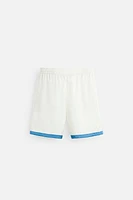 PATTERNED SATIN EFFECT SHORTS