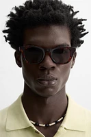 POLO EN MAILLE DE COTON DÉLAVÉ