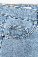 TRF MID-RISE DENIM SHORTS