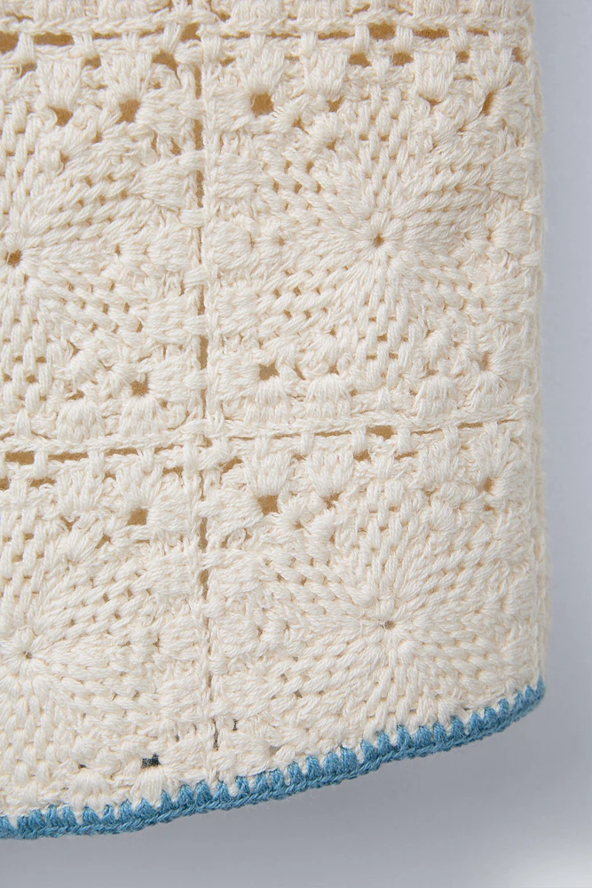 BARBOTEUSE EN MAILLE CROCHET