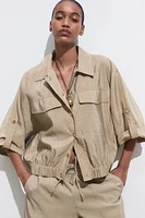 SHORT SLEEVE SAFARI SHIRT