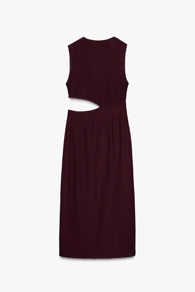 ROBE MI-LONGUE AJOURÉE