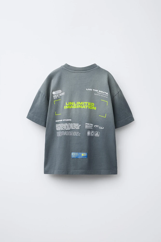 T-SHIRT TIE & DYE INSCRIPTION