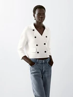 Cardigan en maille Milano à double boutonnage