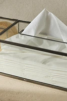 GLASS AND METAL MULTI-PURPOSE TISSUE BOX